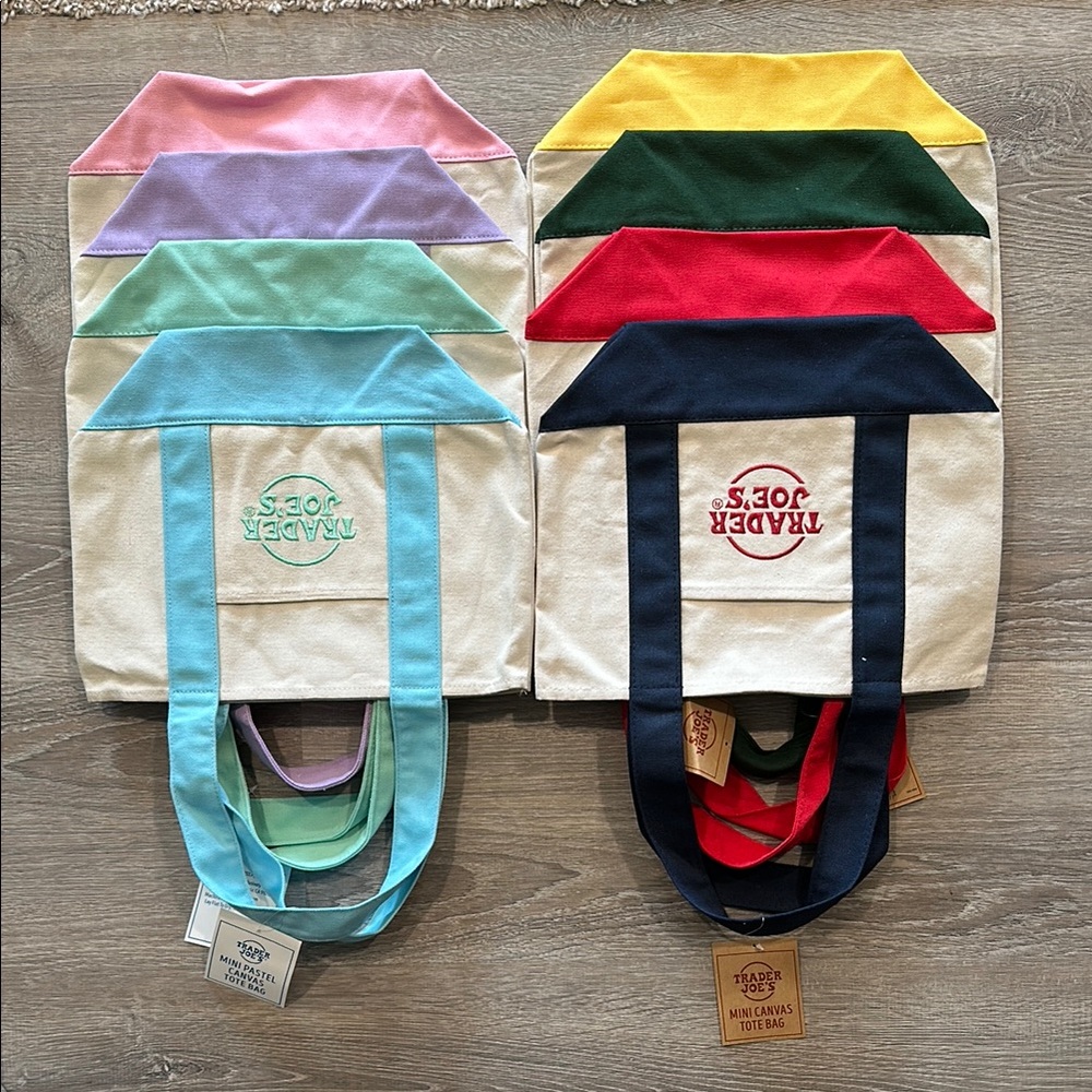 Colorful Canvas Tote Bags